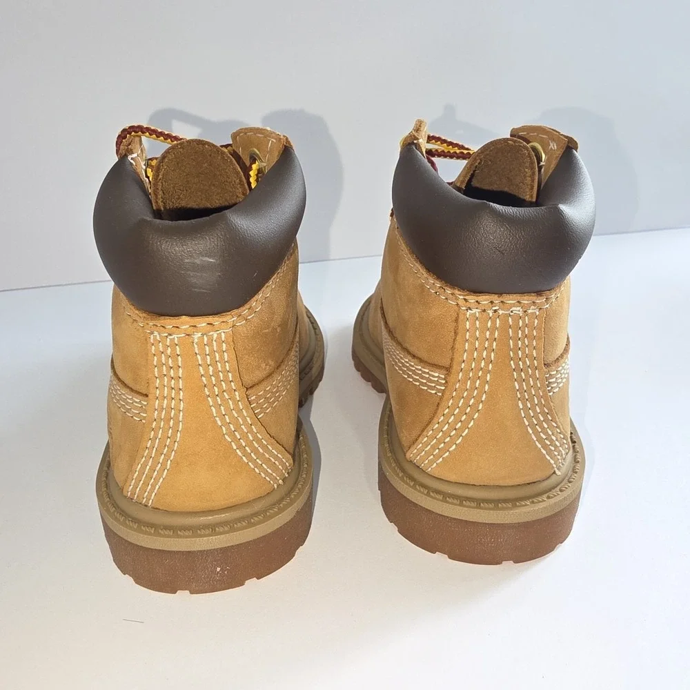 New Timberland Waterproof Boot Wheat Nubuck Toddler Size 5  TB01280971 Shoe